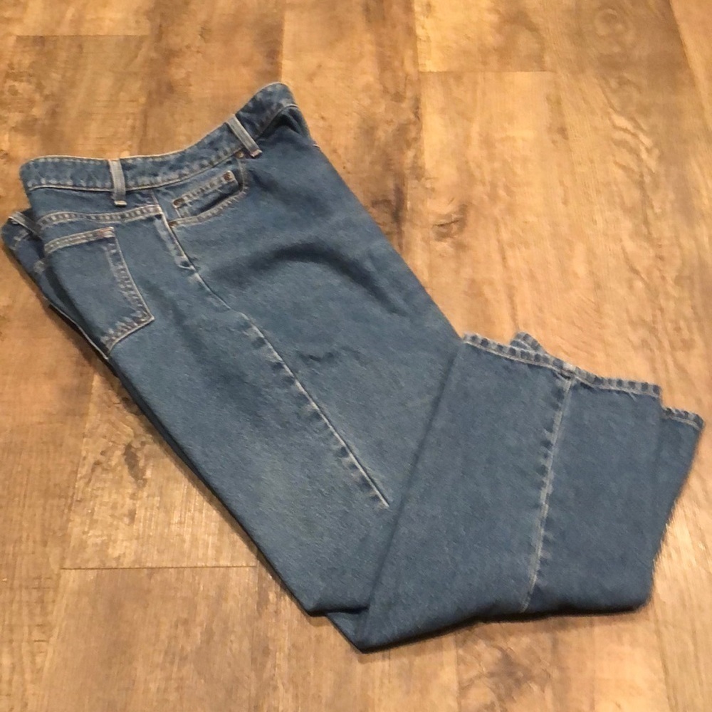 L.L. Bean Classic Fit‎ Straight High Waist Petite Jeans